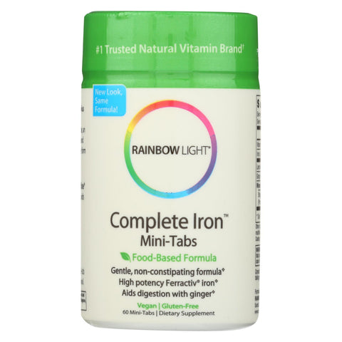 Rainbow Light Complete Iron Mini-tabs - 60 Tablets