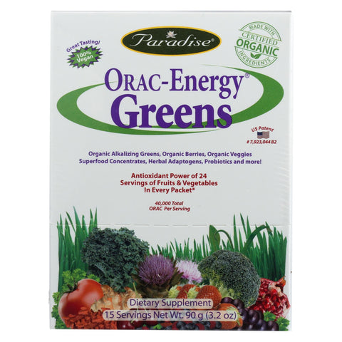 Paradise Herbs Orac Energy Greens - 3.2 Oz