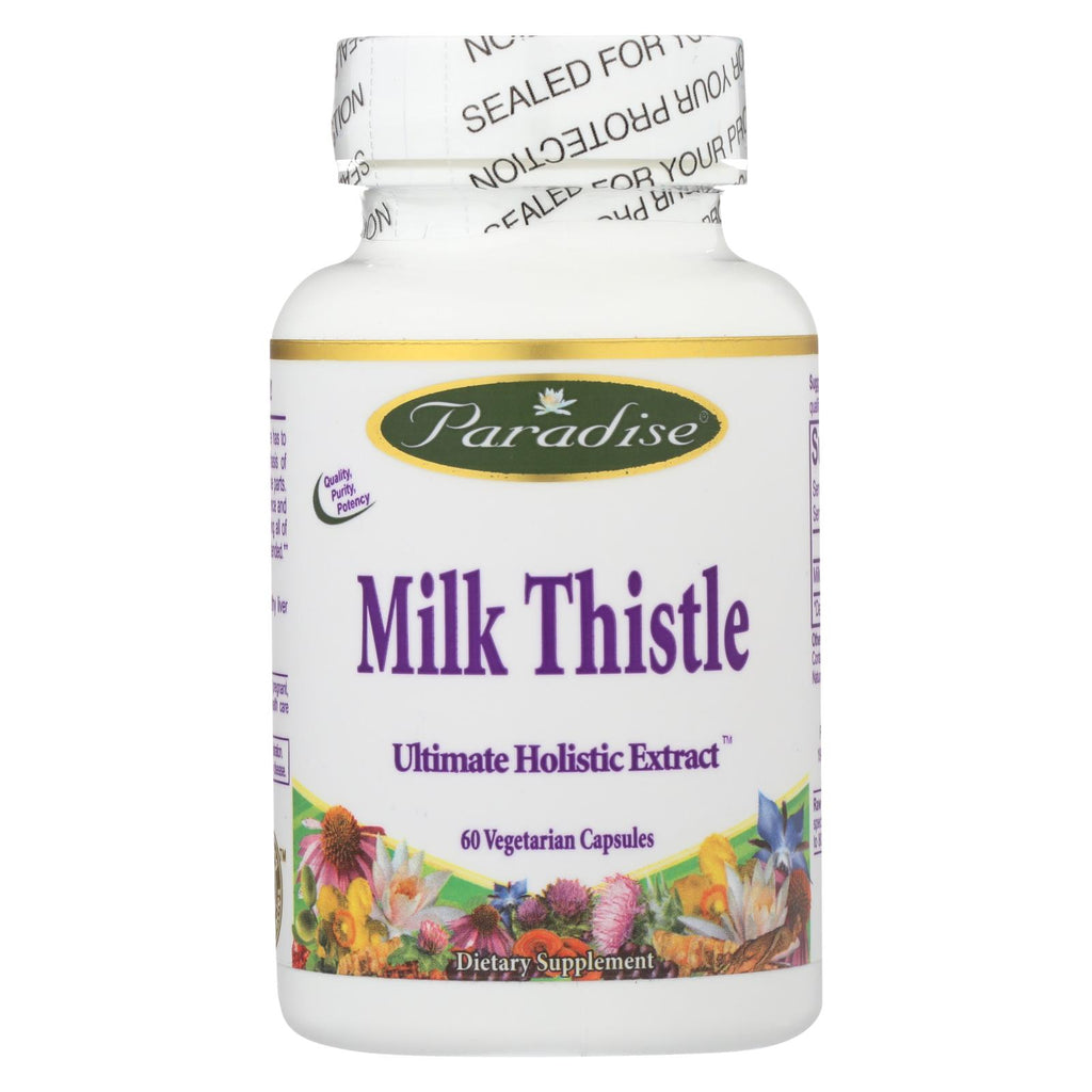 Paradise Herbs Milk Thistle - 60 Vegetarian Capsules