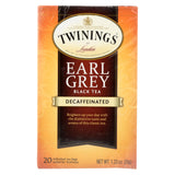 Twining's Tea Earl Grey Tea - Decaffeinated - Case Of 6 - 20 Bags