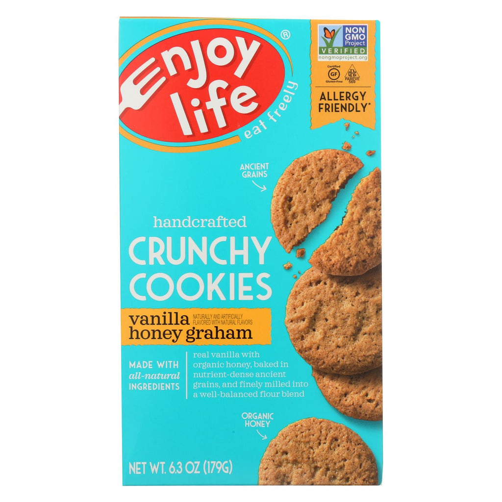 Enjoy Life - Cookie - Crunchy - Vanilla Honey Graham - Gluten Free - 6.3 Oz - Case Of 6