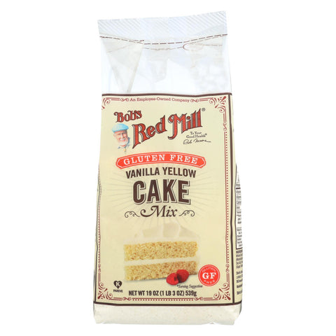 Bob's Red Mill - Gluten Free Vanilla Cake Mix - 19 Oz - Case Of 4