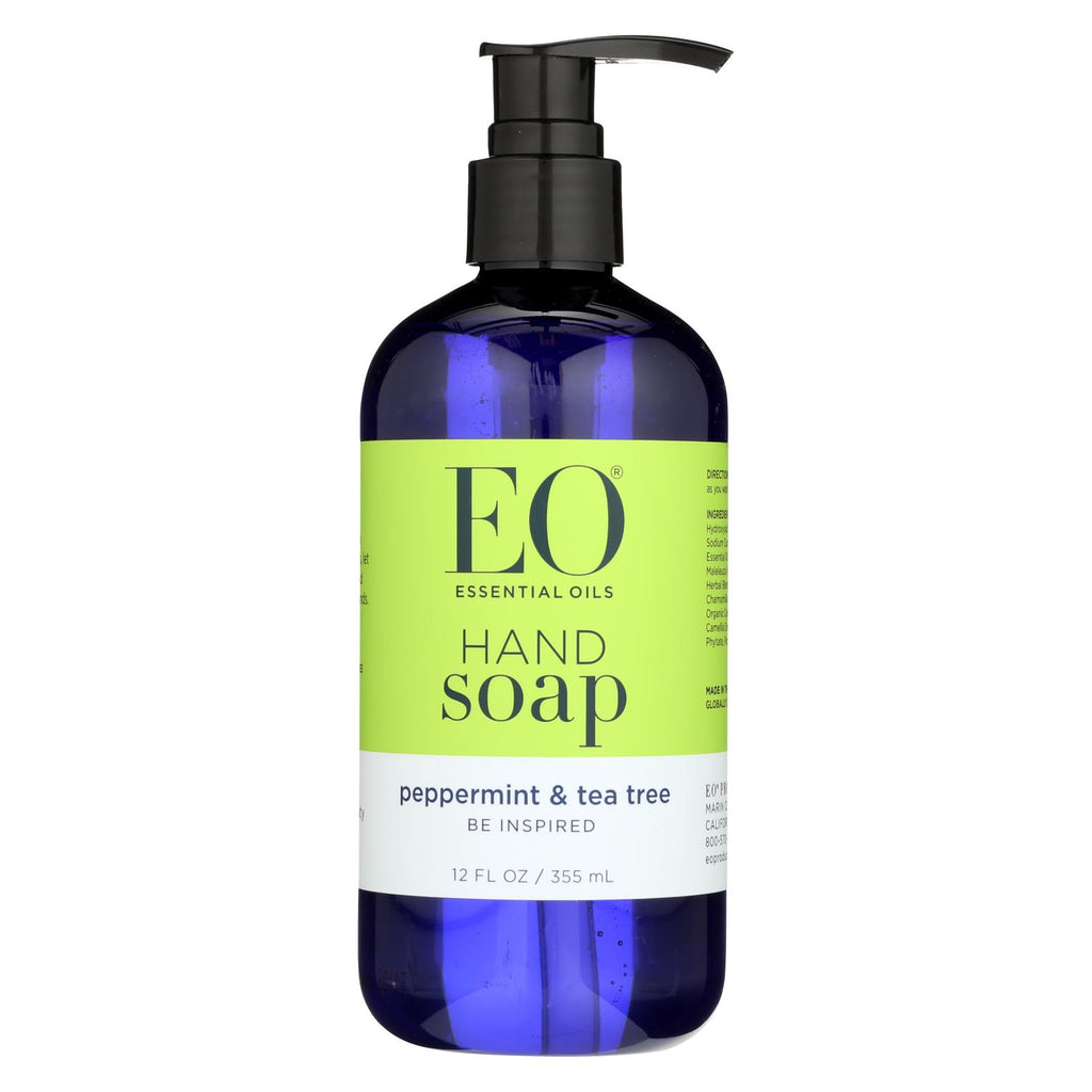 Eo Products - Liquid Hand Soap Peppermint And Tea Tree - 12 Fl Oz