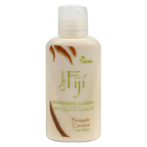 Organic Fiji Coconut Lotion - Pineapple - 3 Oz