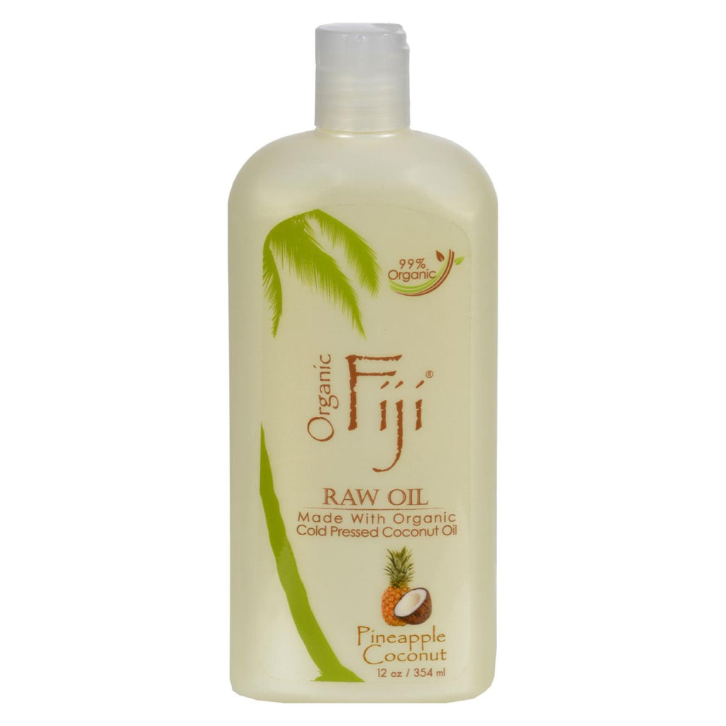 Organic Fiji Virgin Coconut Oil Pineapple - 12 Fl Oz