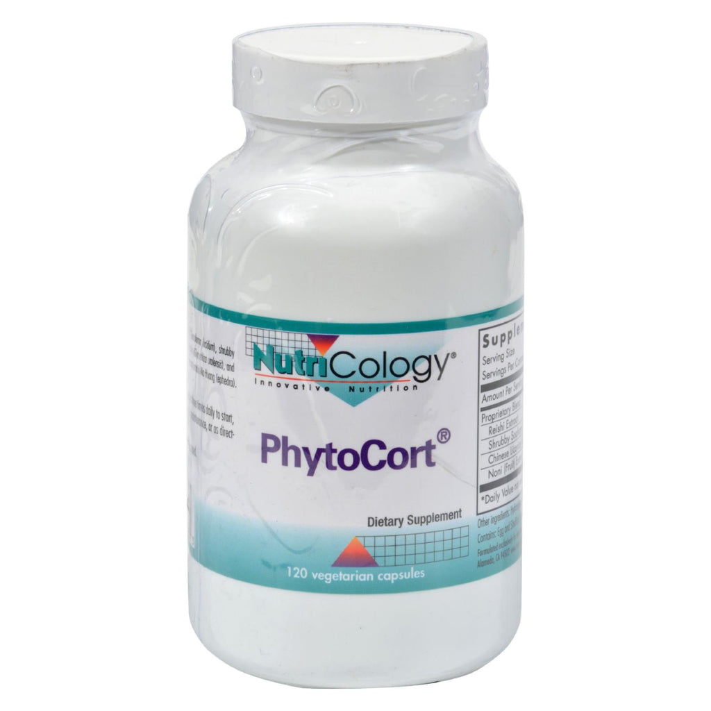 Nutricology Phytocort - 120 Vegetarian Capsules