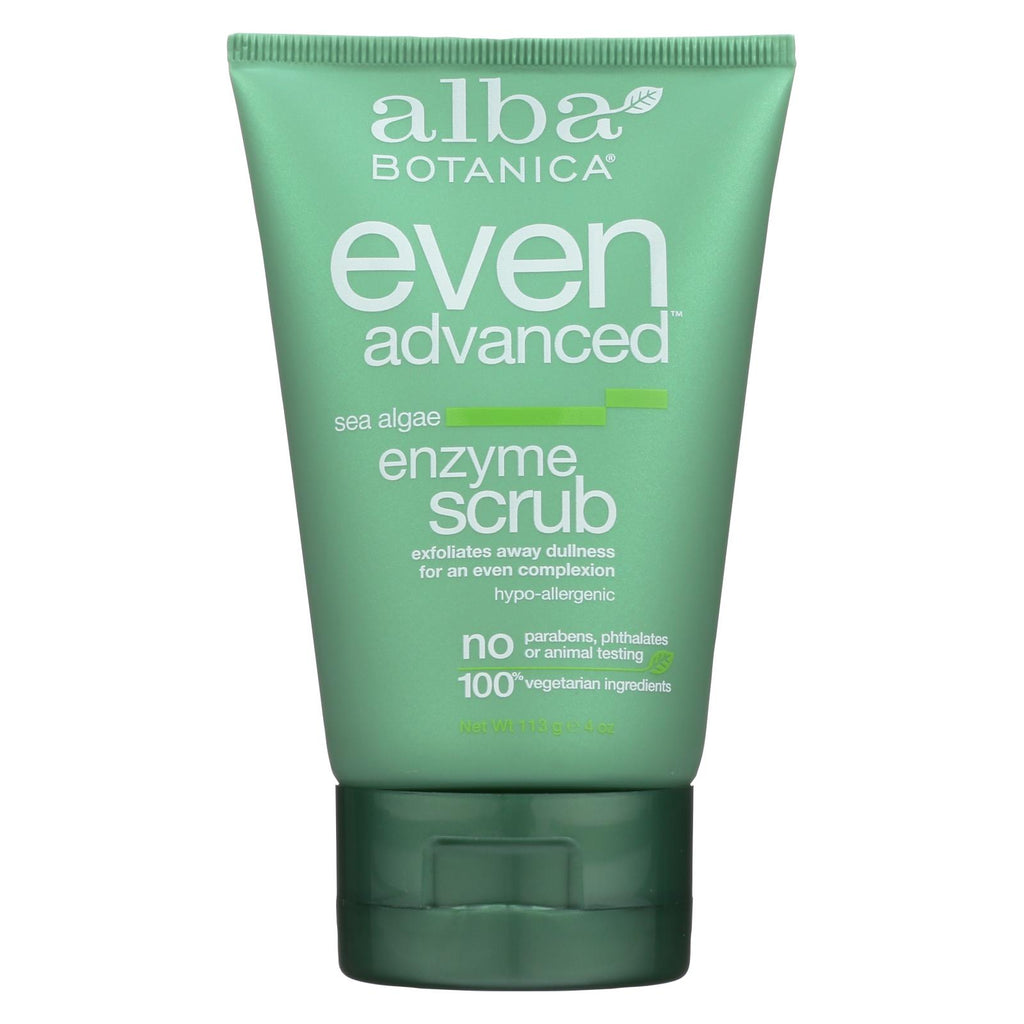 Alba Botanica - Natural Even Advanced Sea Algae Enzyme Scrub - 4 Fl Oz