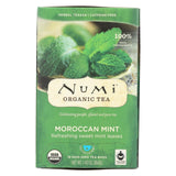 Numi Organic Tea Moroccan Mint - 18 Tea Bags - Case Of 6