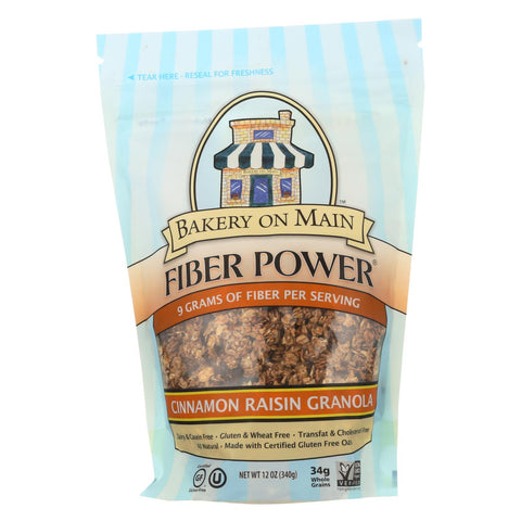 Bakery On Main Cinnamon Raisin Fiber Granola - Case Of 6 - 12 Oz.