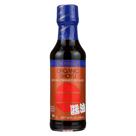 San - J Shoyu Soy Sauce - Organic - Case Of 6 - 10 Fl Oz.