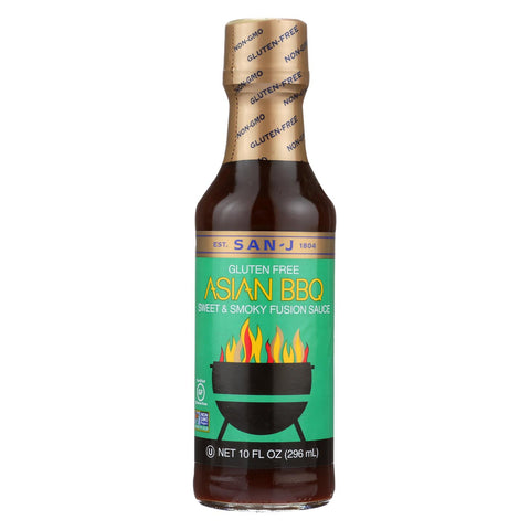 San - J Cooking Sauce - Asian Bbq - Case Of 6 - 10 Fl Oz.