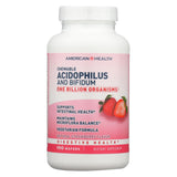 American Health - Acidophilus And Bifidum - Strawberry - 100 Chewable Wafers