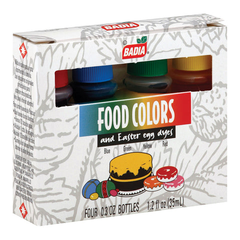 Badia Spices - Food Colors - Case Of 12 - 1.2 Fl Oz.