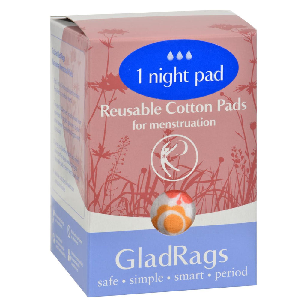 Gladrags Color Night Time Pads - 1 Pack