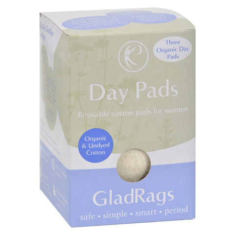 Gladrags Organic Undyed Day Pads - 3 Pack