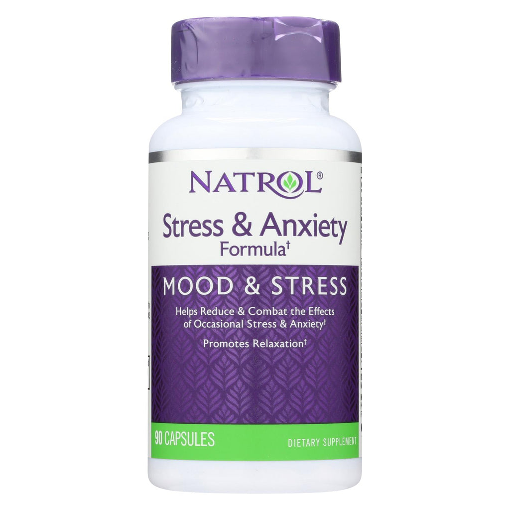 Natrol Saf Stress And Anxiety Formula - 90 Capsules