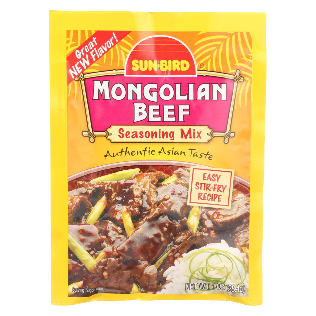 Sunbird Seasoning Mix - Mongolian Beef - 1 Oz - Case Of 24