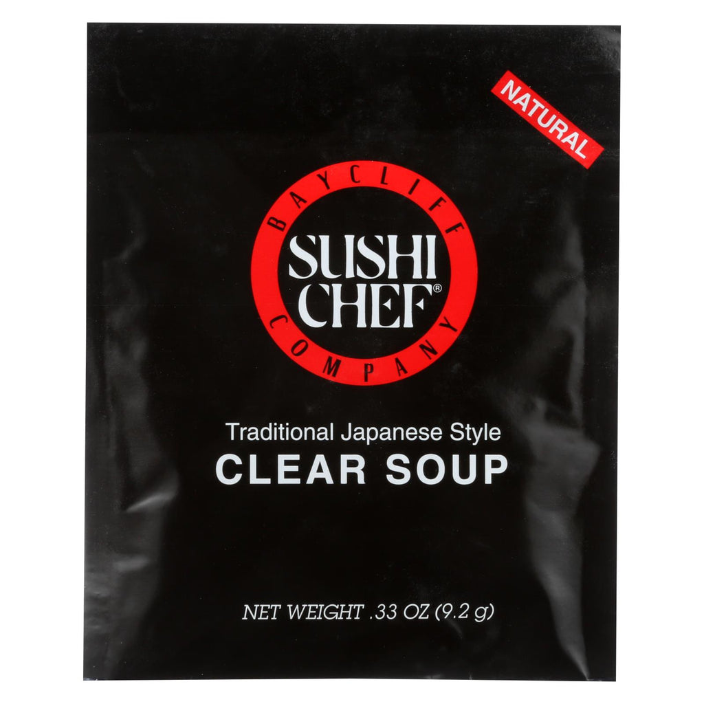 Sushi Chef Soup Mix - Clear - Traditional Japanese Stye - .33 Oz - Case Of 12