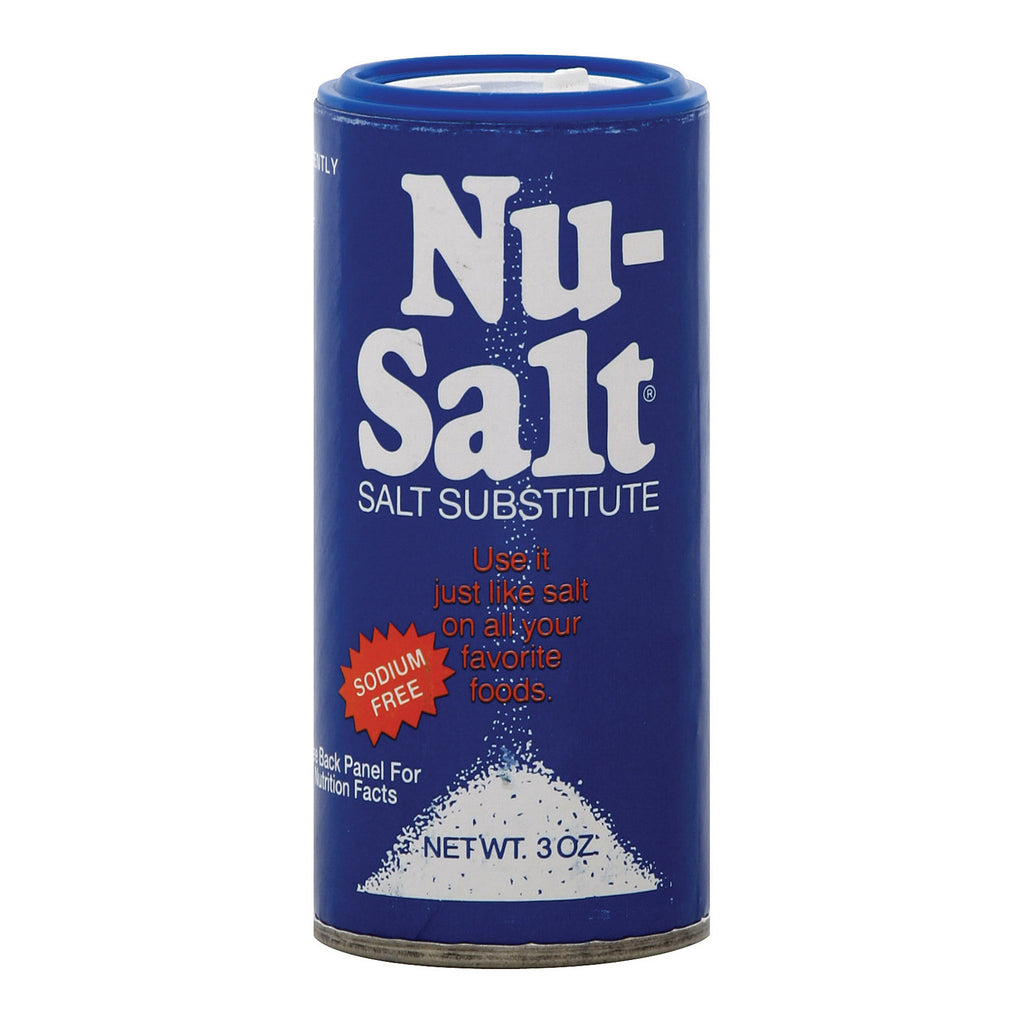 Nu-salt Salt Substitute - Shaker - Case Of 12 - 3 Oz.