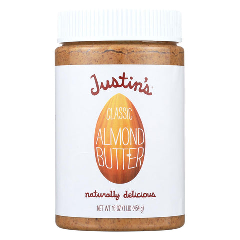 Justin's Nut Butter Almond Butter - Classic - Case Of 6 - 16 Oz.