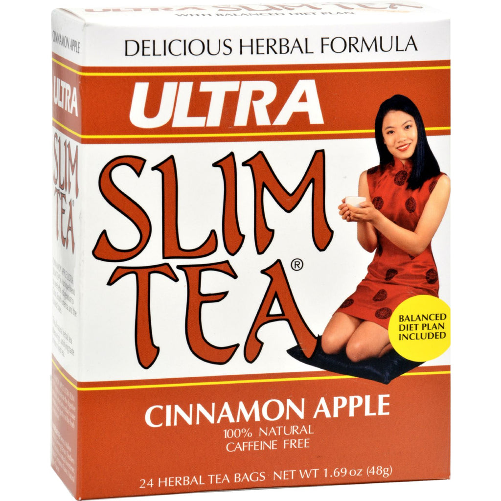 Hobe Labs Ultra Slim Tea Cinnamon Apple - 24 Tea Bags