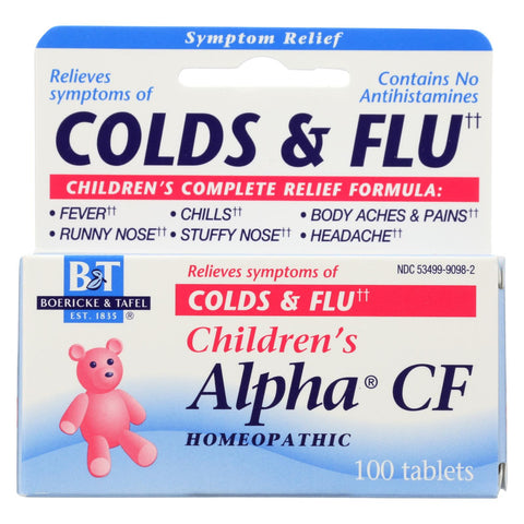 Boericke And Tafel - Children's Alpha Cf - 100 Tablets