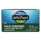 Wild Planet Wild Sardines In Extra Virgin Olive Oil - Case Of 12 - 4.375 Oz.