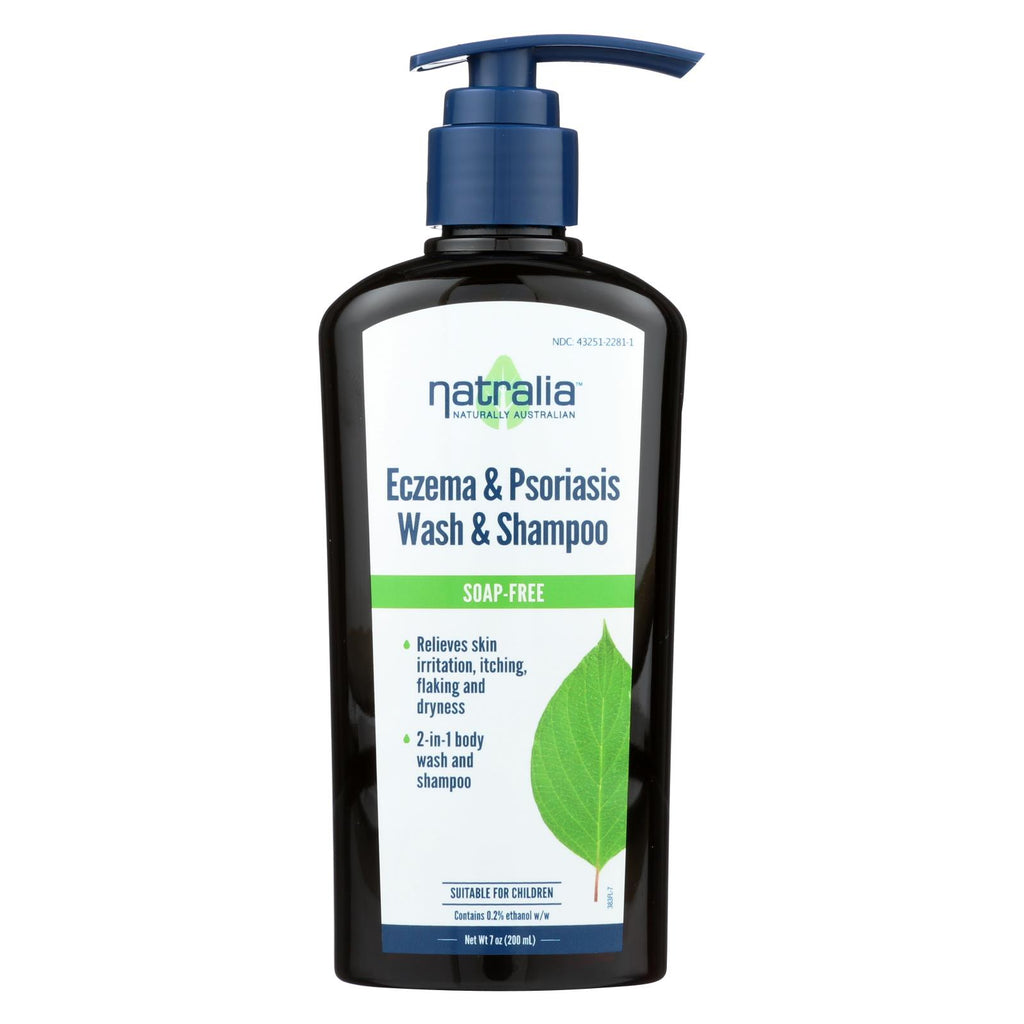 Natralia Eczema And Psoriasis Wash Concentrated Bath And Shower Formula - 7 Fl Oz