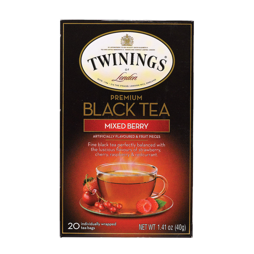 Twining's Tea Black Tea - Mixed Berry - Case Of 6 - 20 Bags