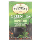 Twining's Tea Green Tea - Mint - Case Of 6 - 20 Bags