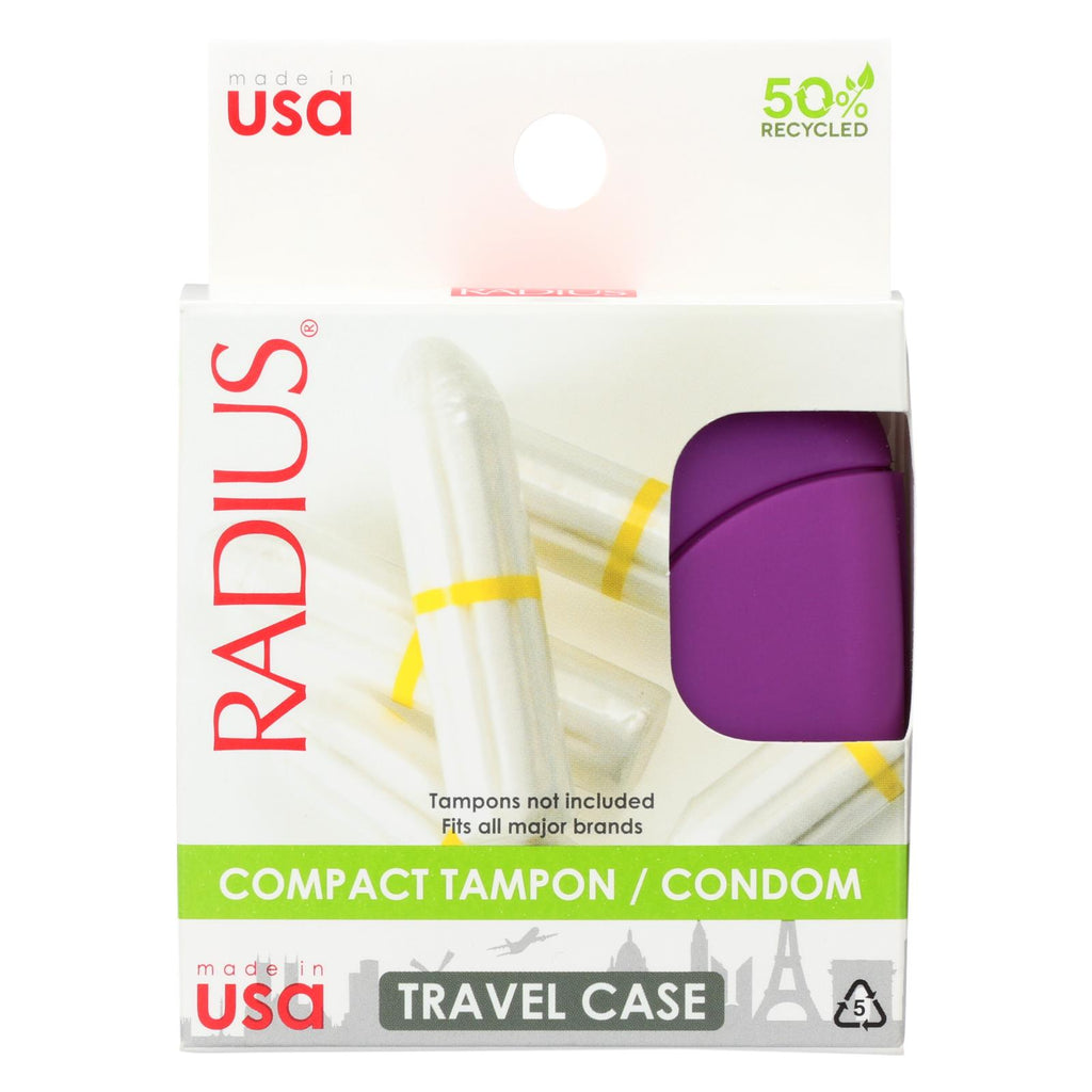 Radius - Compact Tampon Case - 1 Case - Case Of 6