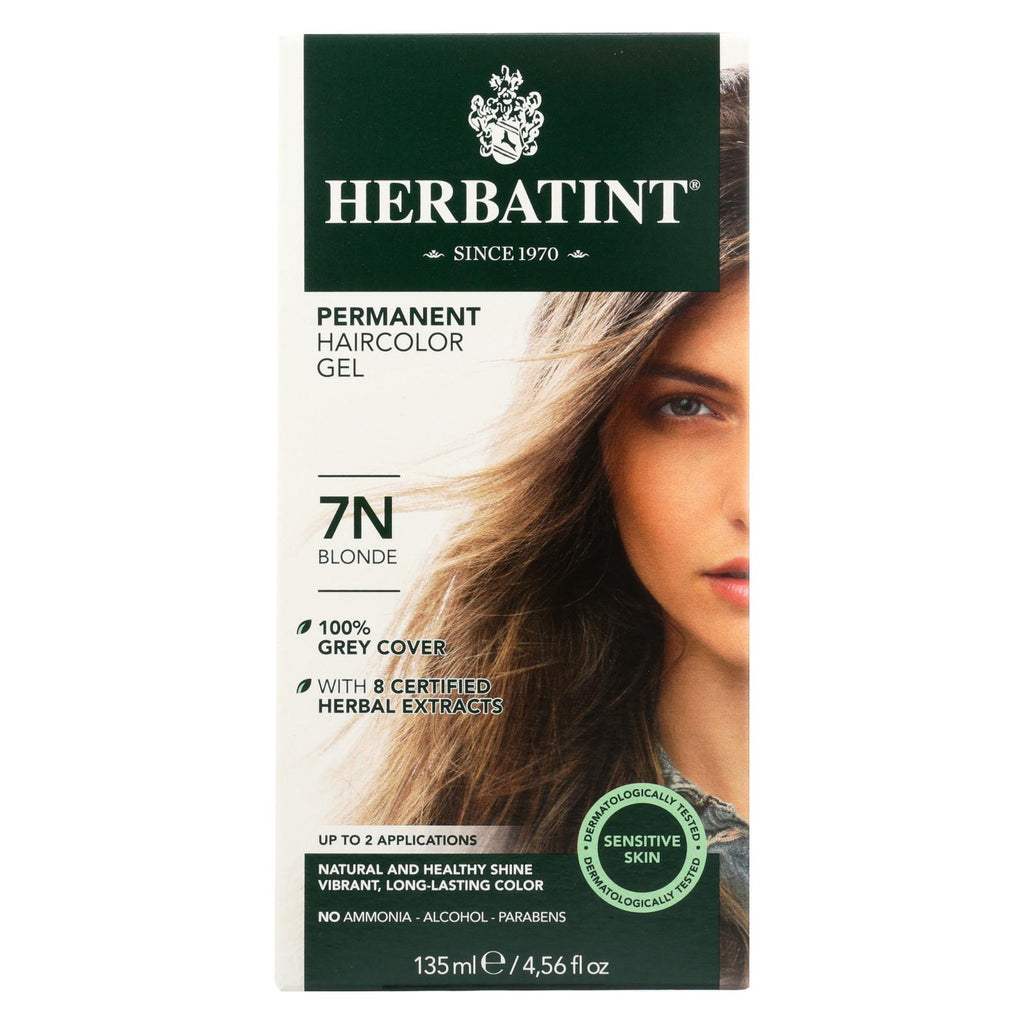 Herbatint Permanent Herbal Haircolour Gel 7n Blonde - 135 Ml