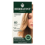 Herbatint Permanent Herbal Haircolour Gel 8d Light Golden Blonde - 135 Ml