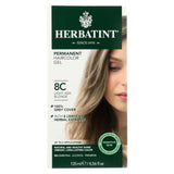 Herbatint Permanent Herbal Haircolour Gel 8c Light Ash Blonde - 135 Ml