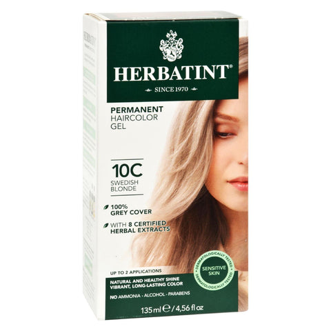 Herbatint Haircolor Kit Ash Swedish Blonde 10c - 1 Kit