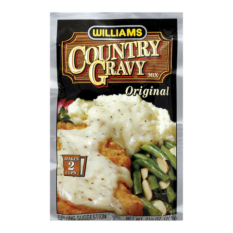 Williams Country Gravy - Real Sausage - Case Of 12 - 2.5 Oz.