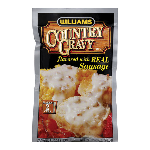 Williams Country Gravy - Real Sausage - Case Of 12 - 2.5 Oz.