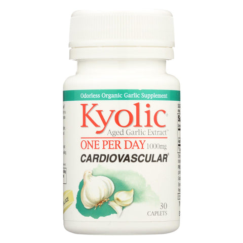 Kyolic - Aged Garlic Extract One Per Day Cardiovascular - 1000 Mg - 30 Caplets