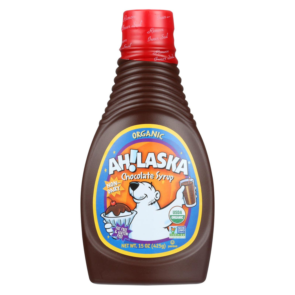 Ahlaska - Chocolate Syrup - Organic - 15 Oz - Case Of 12