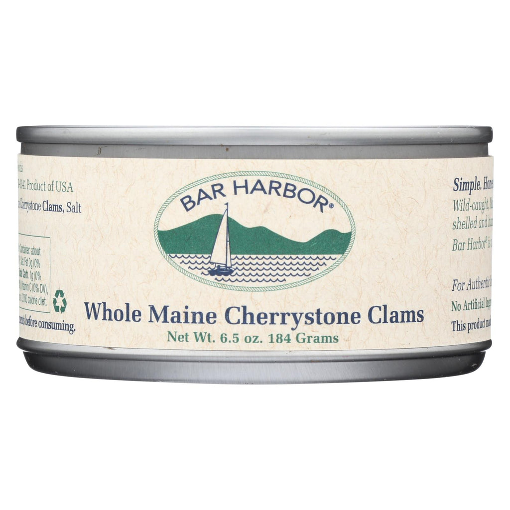 Bar Harbor - Whole Maine Cherrystone Clams - Case Of 12 - 6.5 Oz.