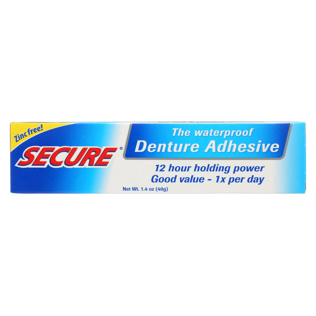 Secure Denture Adhesive - 1.4 Oz