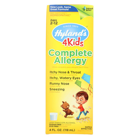 Hyland's Complete Allergy 4 Kids - 4 Fl Oz