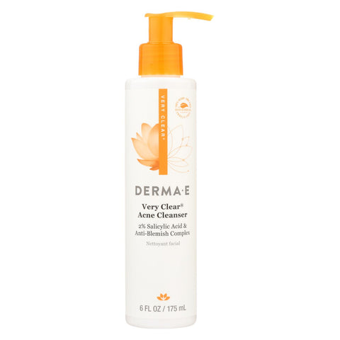 Derma E - Very Clear Cleanser - 6 Fl Oz.