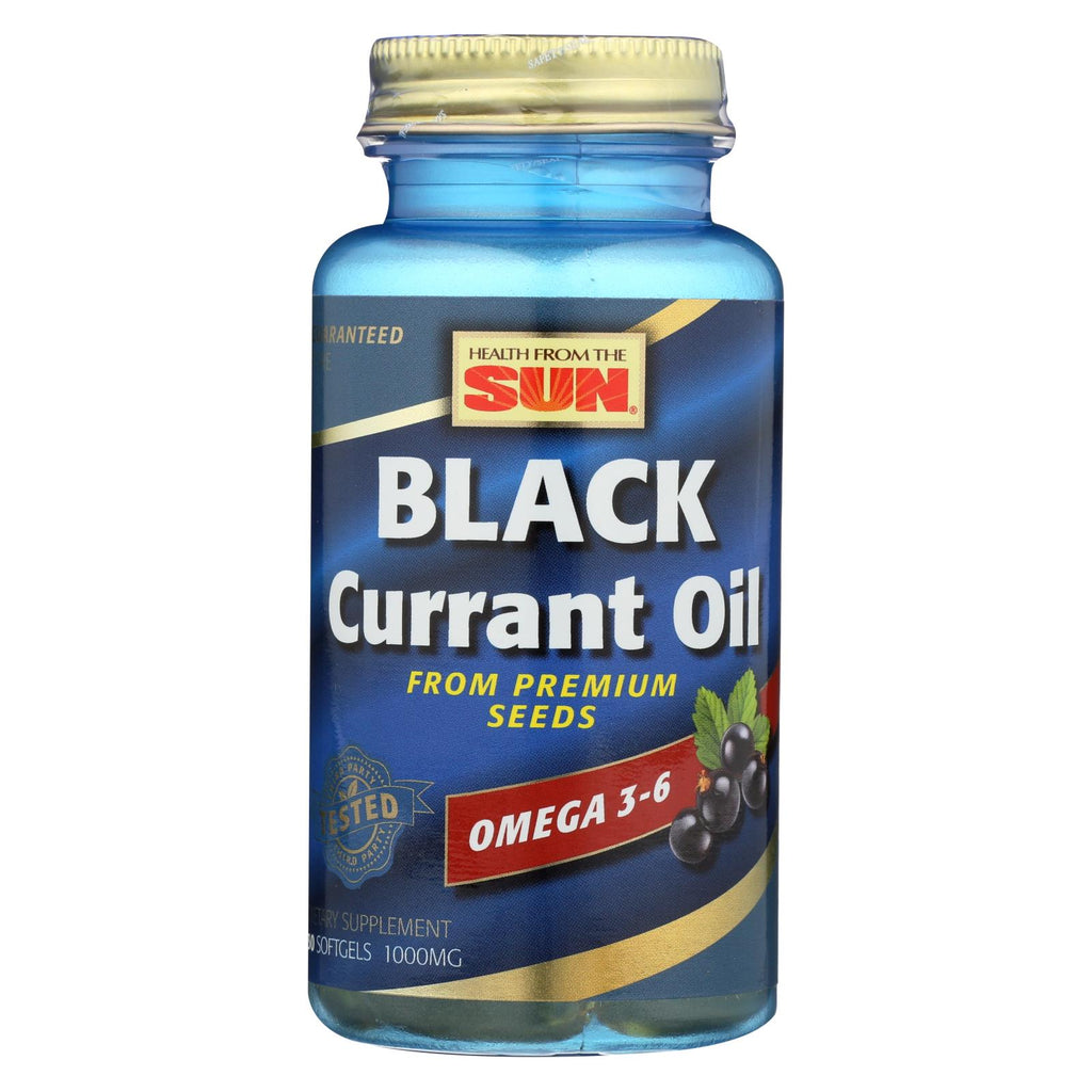 Health From The Sun Black Currant Oil - 1000 Mg - 30 Softgels