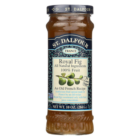 St Dalfour Fruit Spread - Deluxe - 100 Percent Fruit - Royal Fig - 10 Oz - Case Of 6