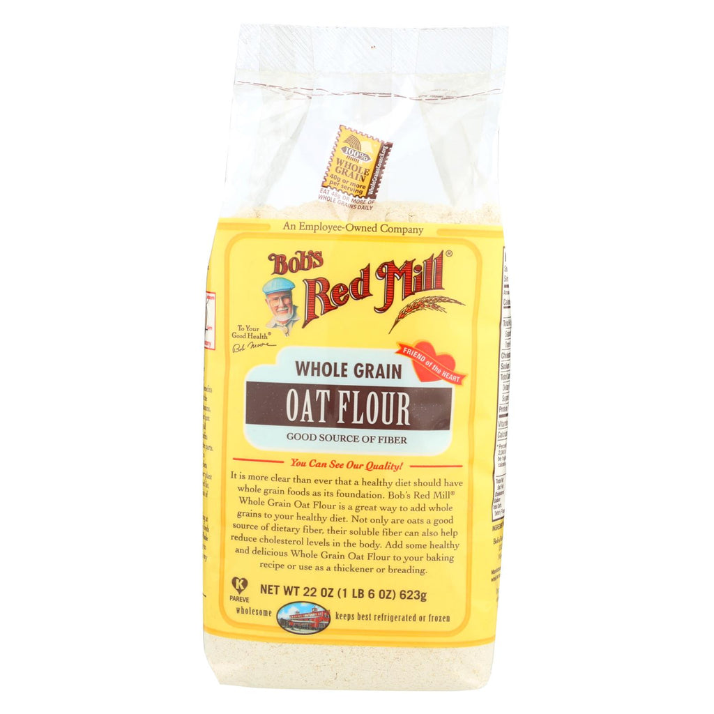 Bob's Red Mill - Whole Grain Oat Flour - 22 Oz - Case Of 4