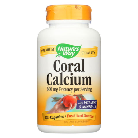 Nature's Way - Coral Calcium With 73 Trace Minerals - 180 Vcaps