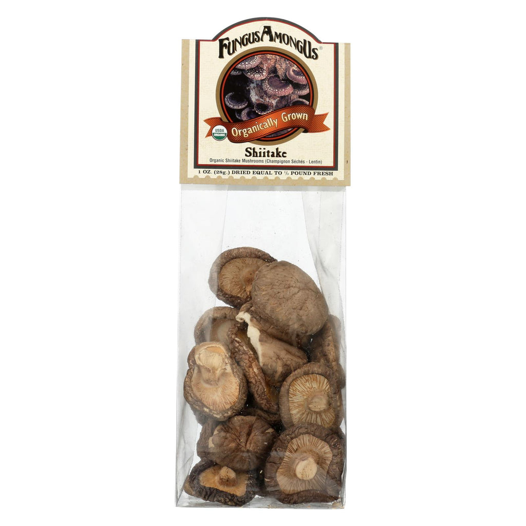 Fungus Among Us Mushrooms - Organic - Dried - Shiitake - 1 Oz - Case Of 8