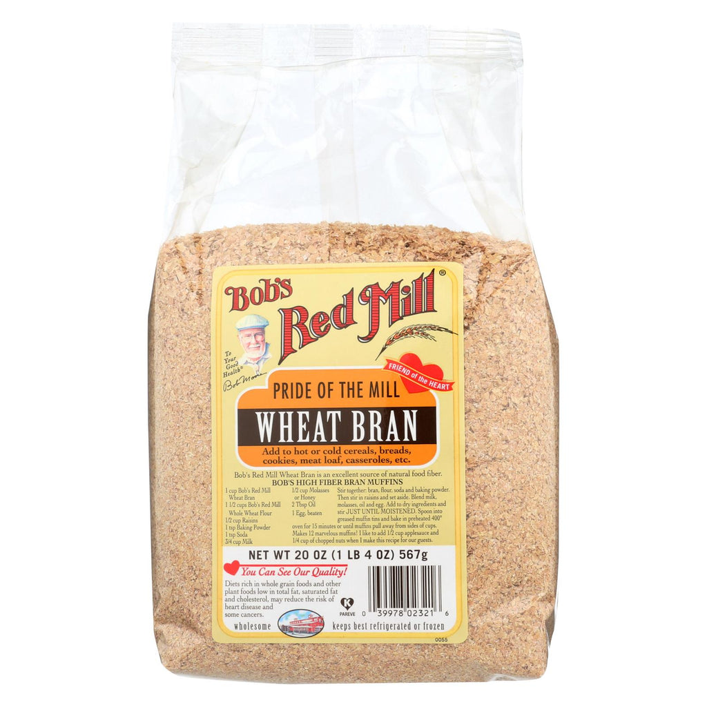 Bob's Red Mill - Wheat Bran - 20 Oz - Case Of 4