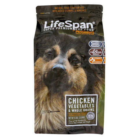 Petguard Dog Foods - Lifespan Chicken - 8 Lb.